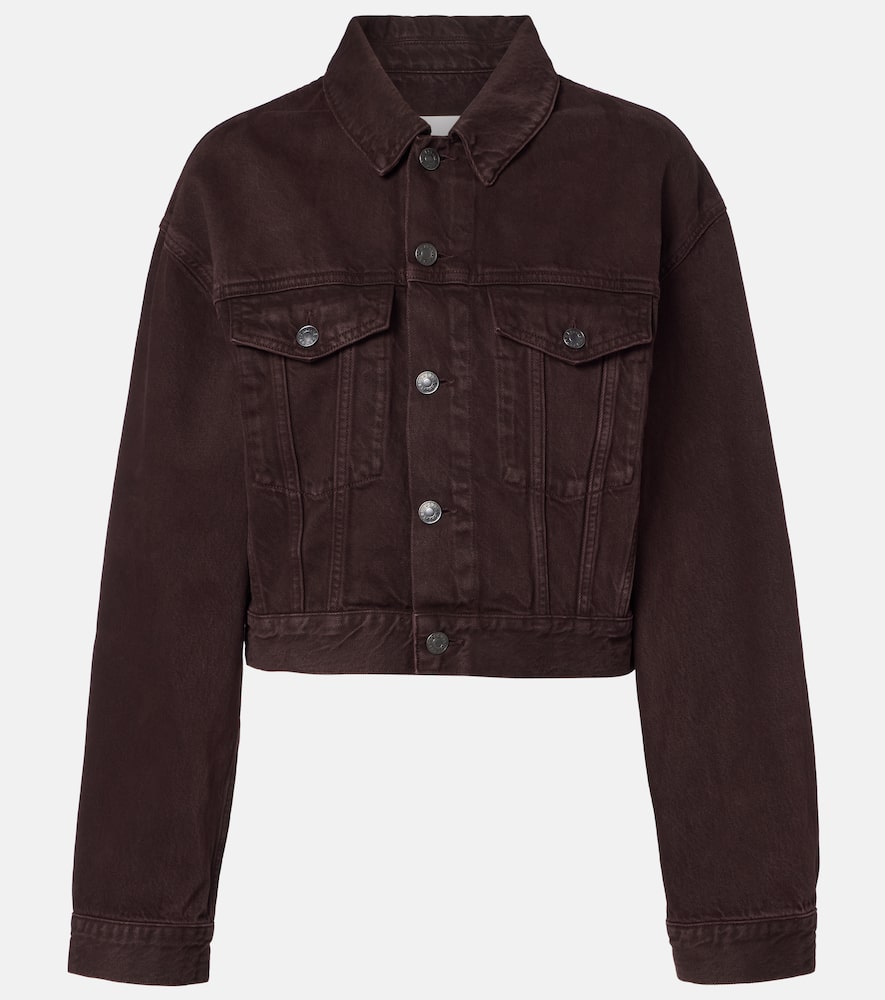 Agolde Radley Denim Jacket In Brown