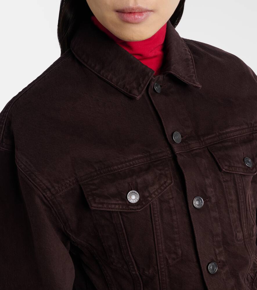 Agolde Radley Denim Jacket In Brown