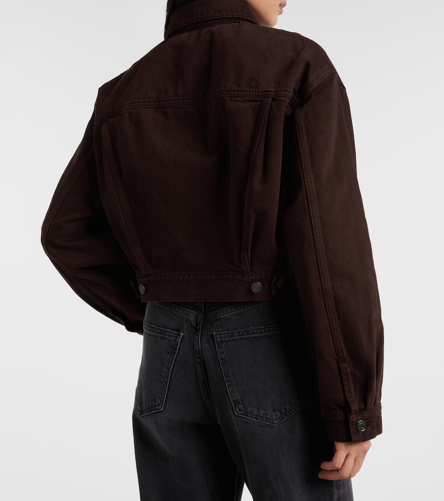 Agolde Radley Denim Jacket In Brown