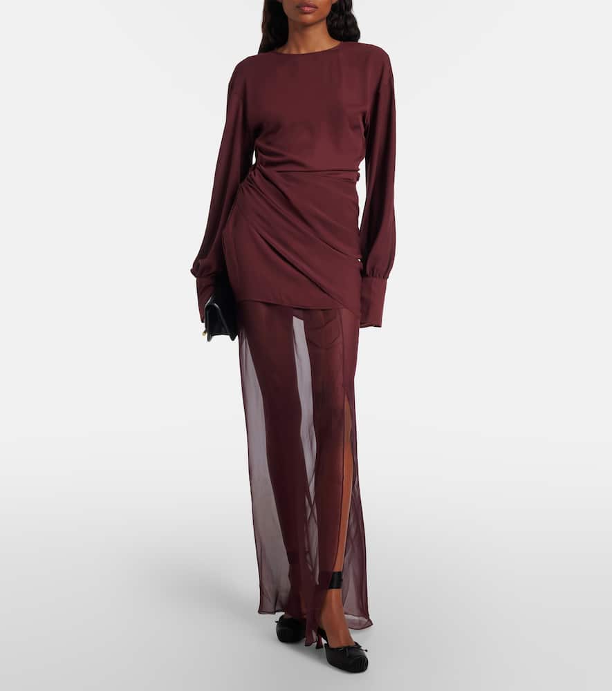 Christian Louboutin Cassia 55 Bow-detailed Grosgrain-trimmed Satin-crepe Pumps In Black