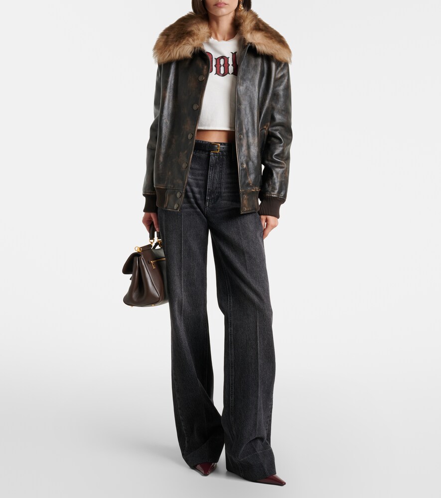 Dolce & Gabbana High-rise flared jeans