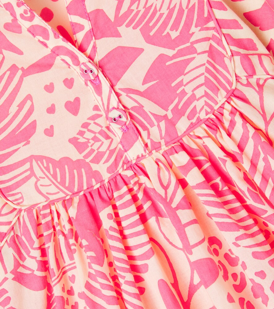  Poupette St Barth Kids Poupette St Barth Kids Kleid Cruz Aus Baumwolle 