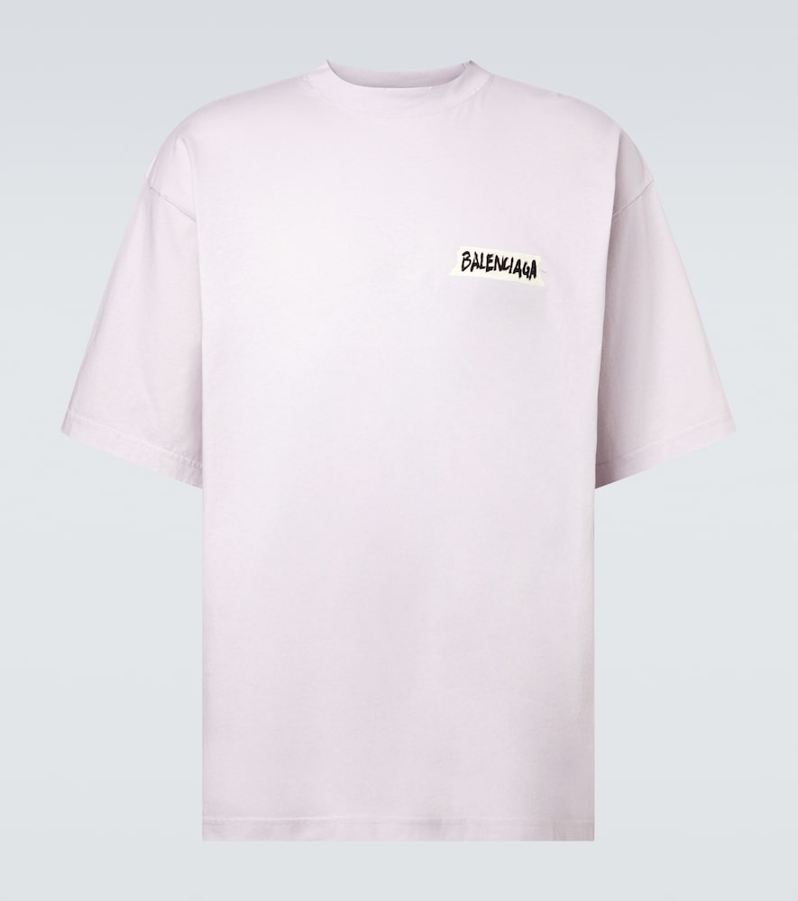 Balenciaga Logo cotton jersey T-shirt