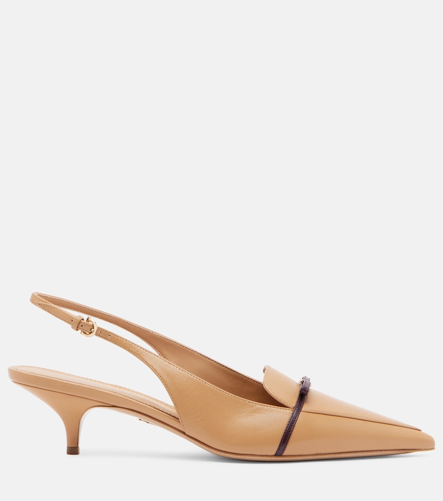  Ferragamo Ferragamo Slingback-pumps Aus Leder 