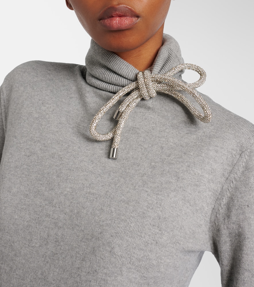 Cotton And Cashmere Turtleneck Sweater