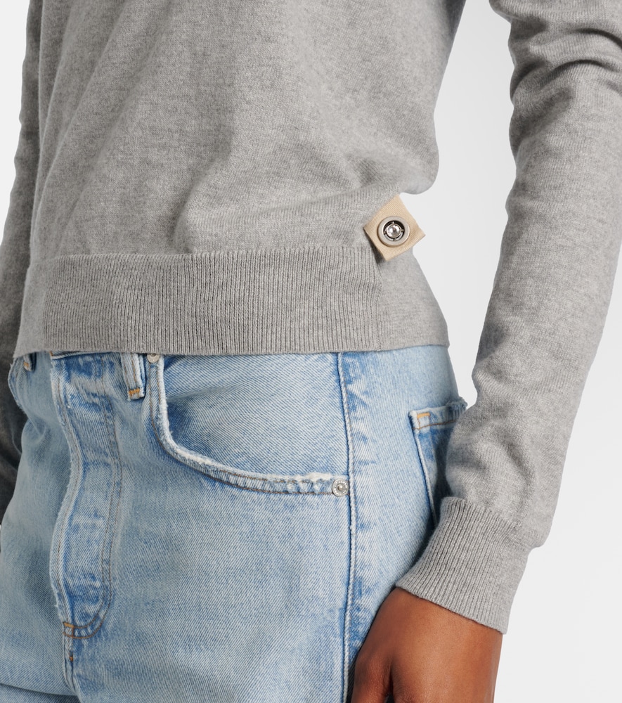 Cotton And Cashmere Turtleneck Sweater