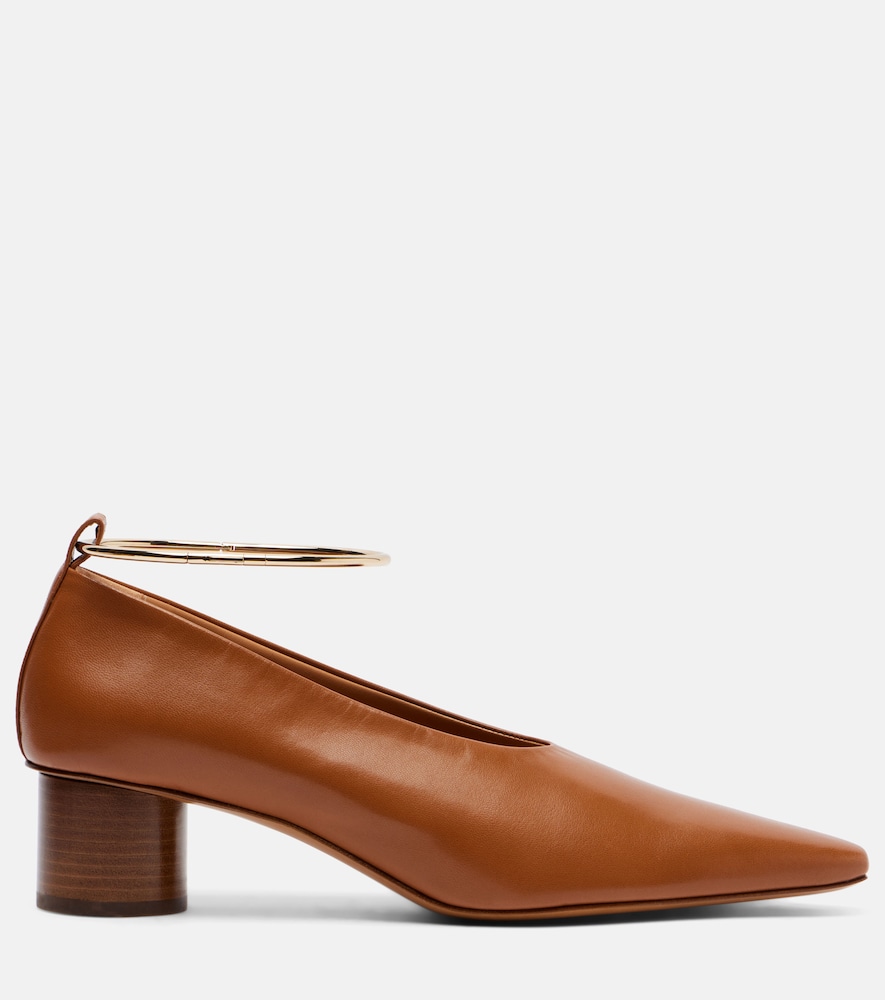  Jil Sander Jil Sander Ring Leather Pumps 