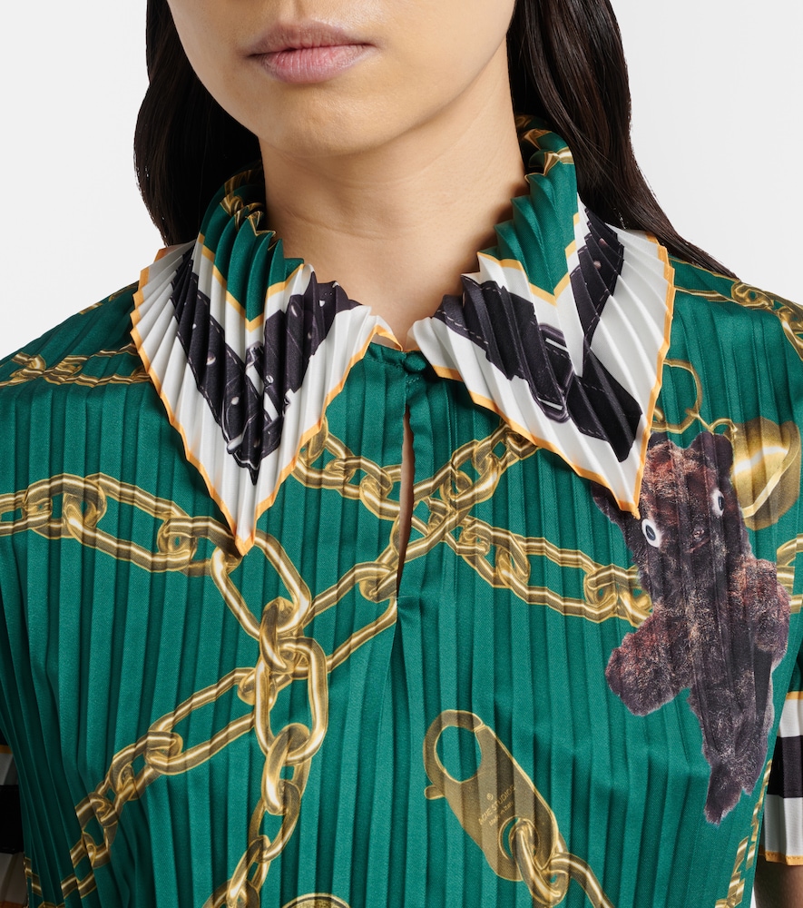  Acne Studios Acne Studios Printed Pleated Top 