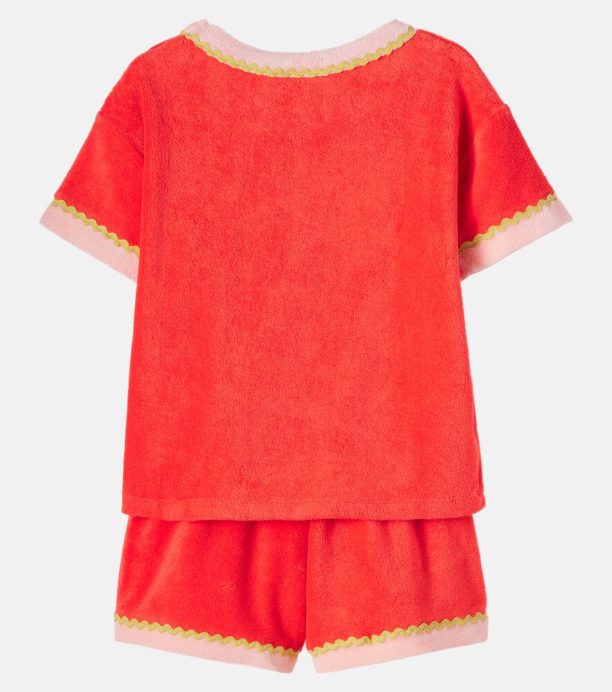  Bonton Bonton Set Livia Aus T-shirt Und Shorts Aus Frottee 