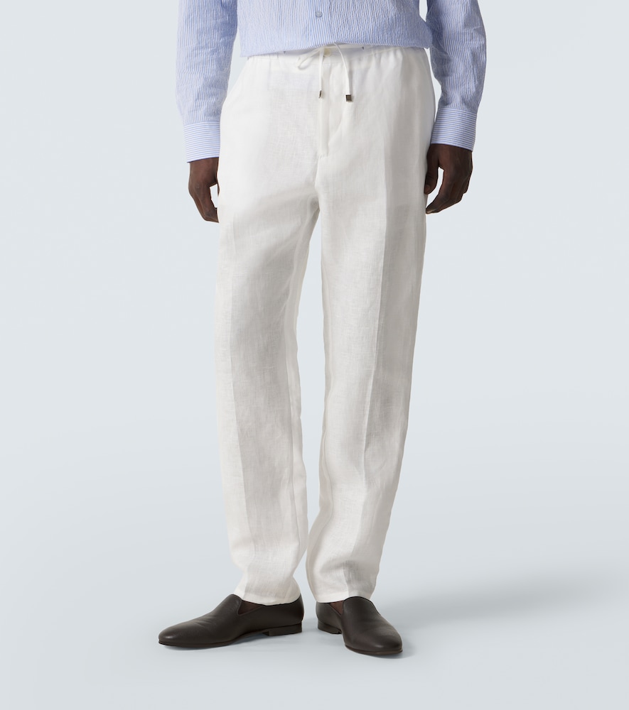  Etro Etro Linen Slim Pants 
