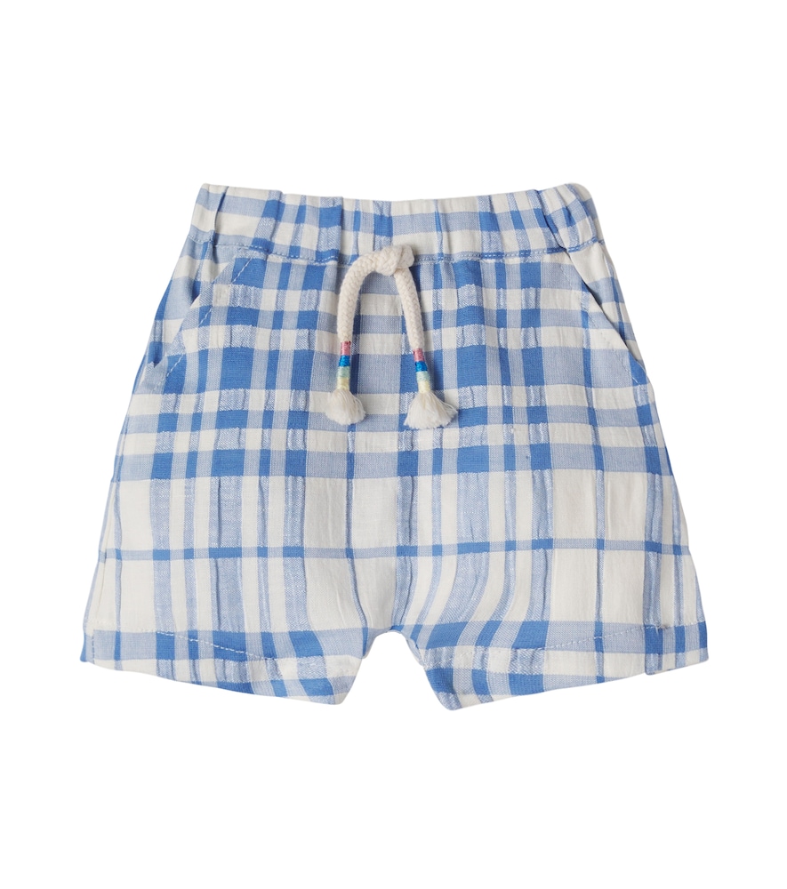 1 + in the Family Baby Gola cotton and linen shorts