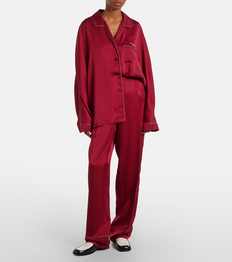  Givenchy Givenchy Hemd Aus Seidensatin 