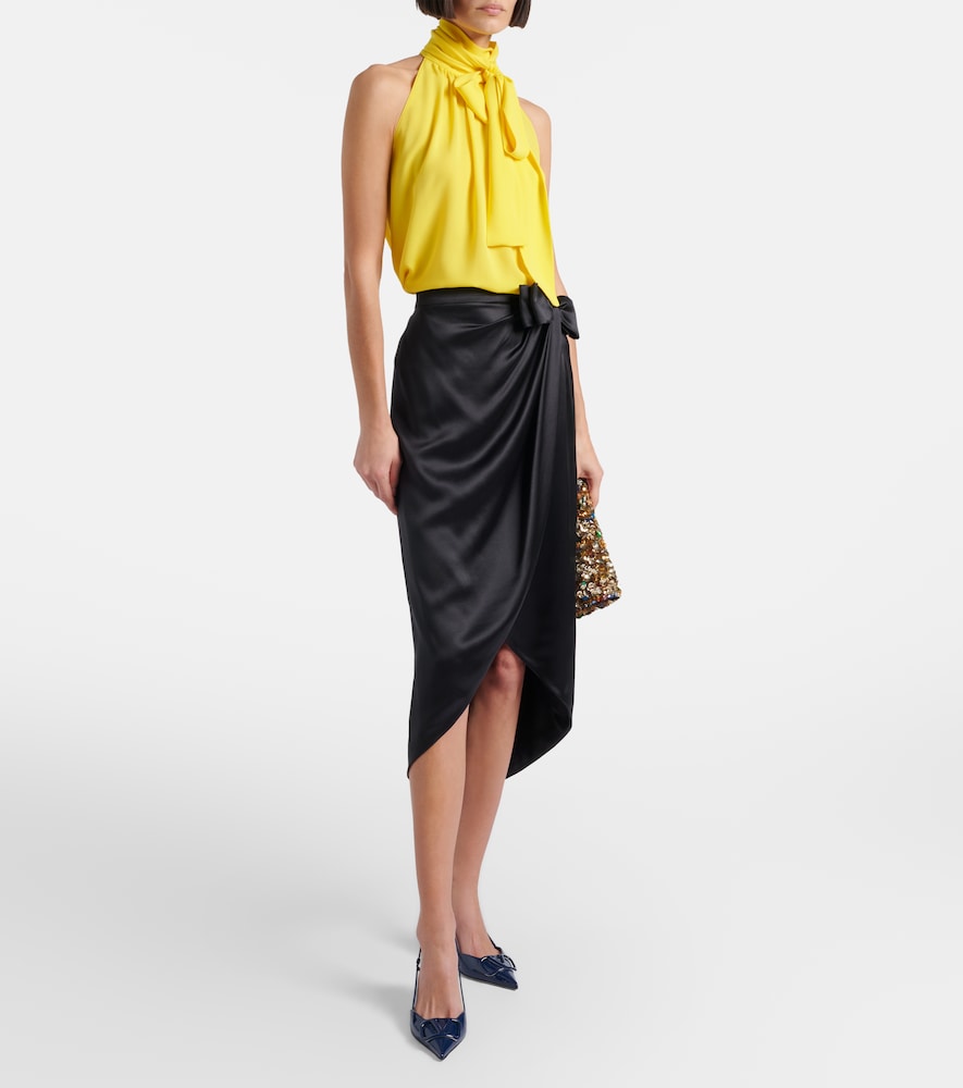  Valentino Valentino Silk Georgette Blouse 