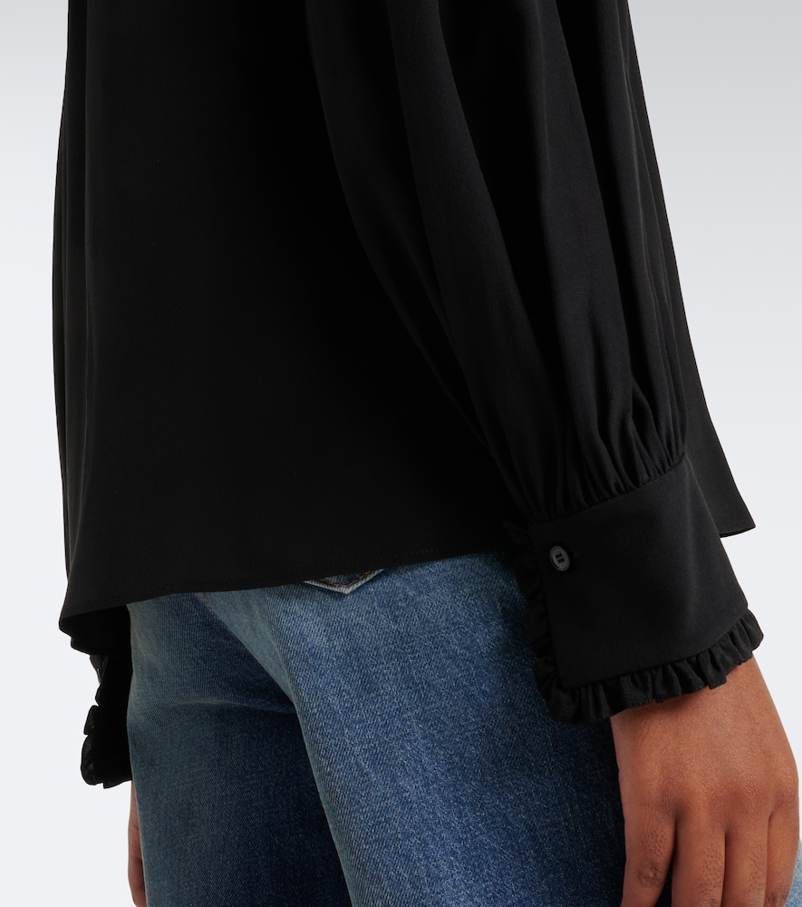 Chloé Lace-Trimmed Blouse