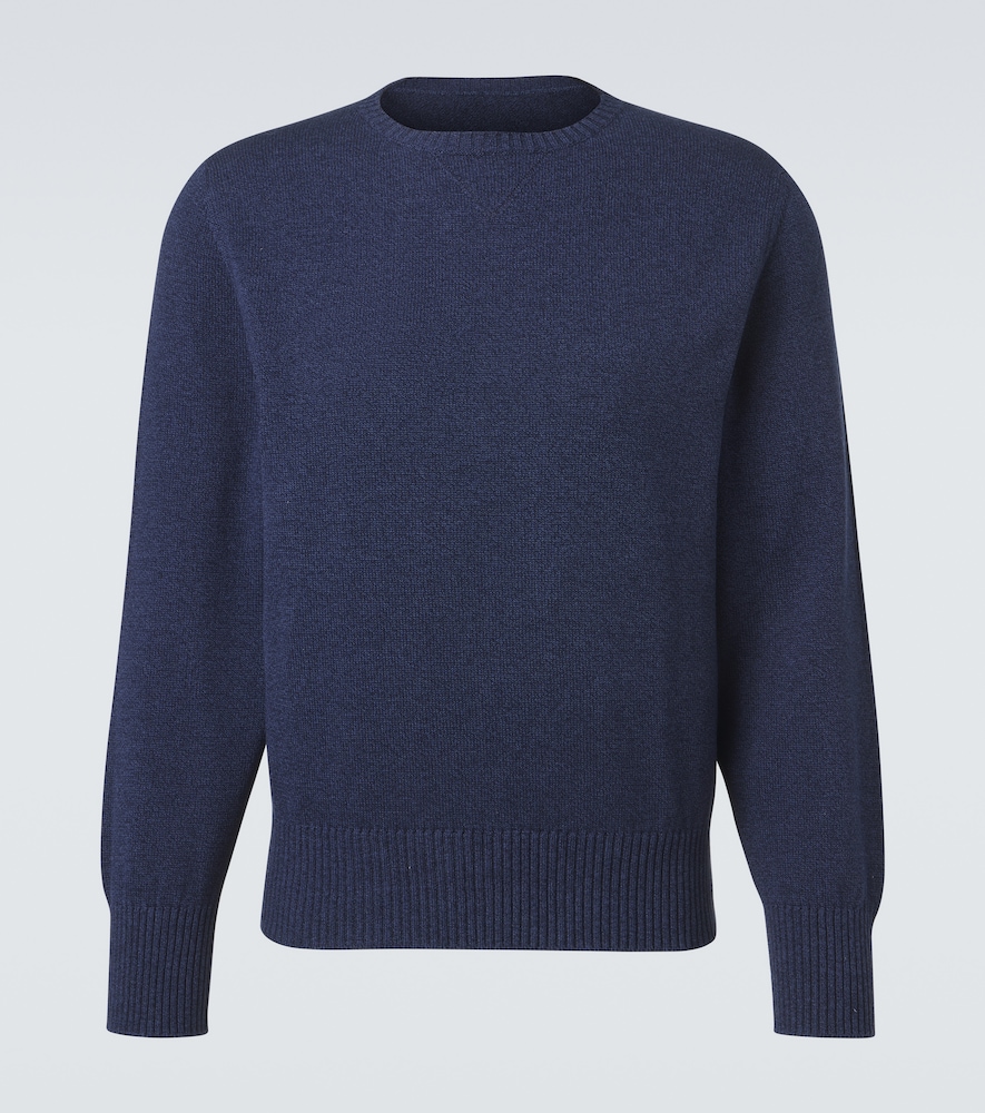 Stòffa Cotton Sweater In Blue