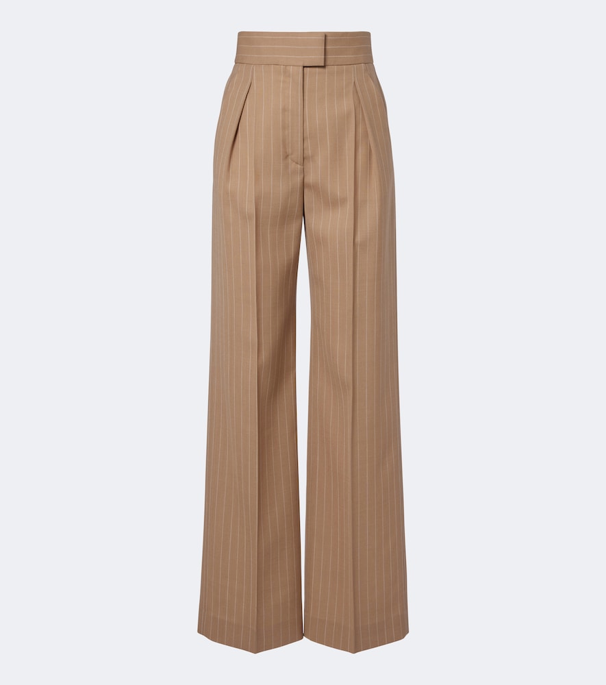 Valentino Garavani , Wide Trousers, Female, Brown, S, Pantalone - Image 2