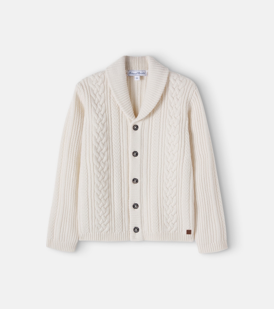 Cardigan aus Wolle