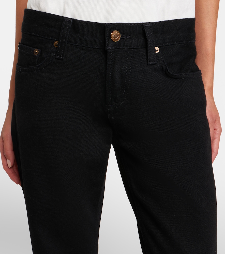 Low-Rise Bootcut Jeans