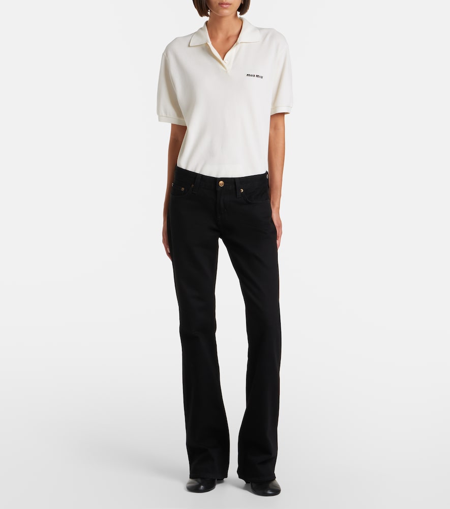 Low-Rise Bootcut Jeans
