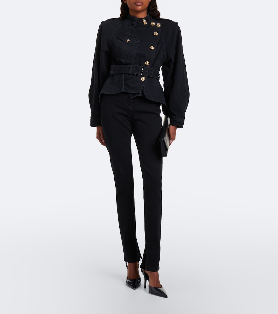 High-Rise Slim Jeans