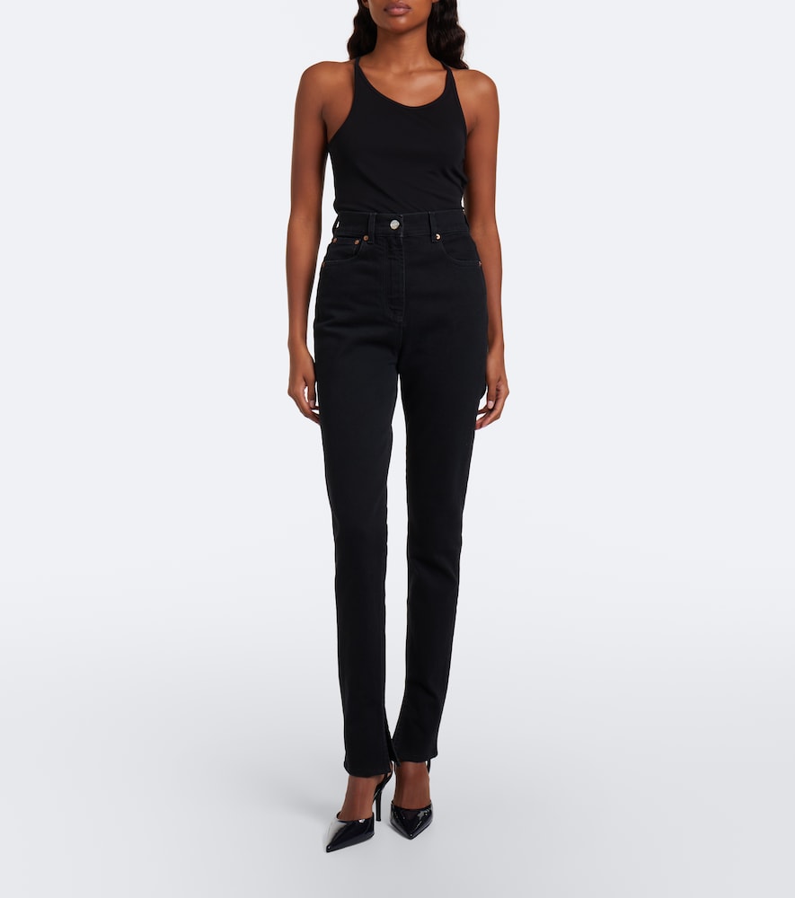 High-Rise Slim Jeans