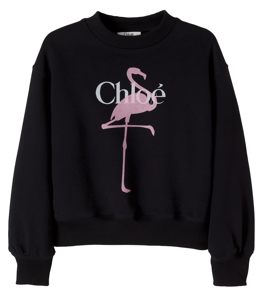 Chloé Kids Sweatshirt aus Baumwolle