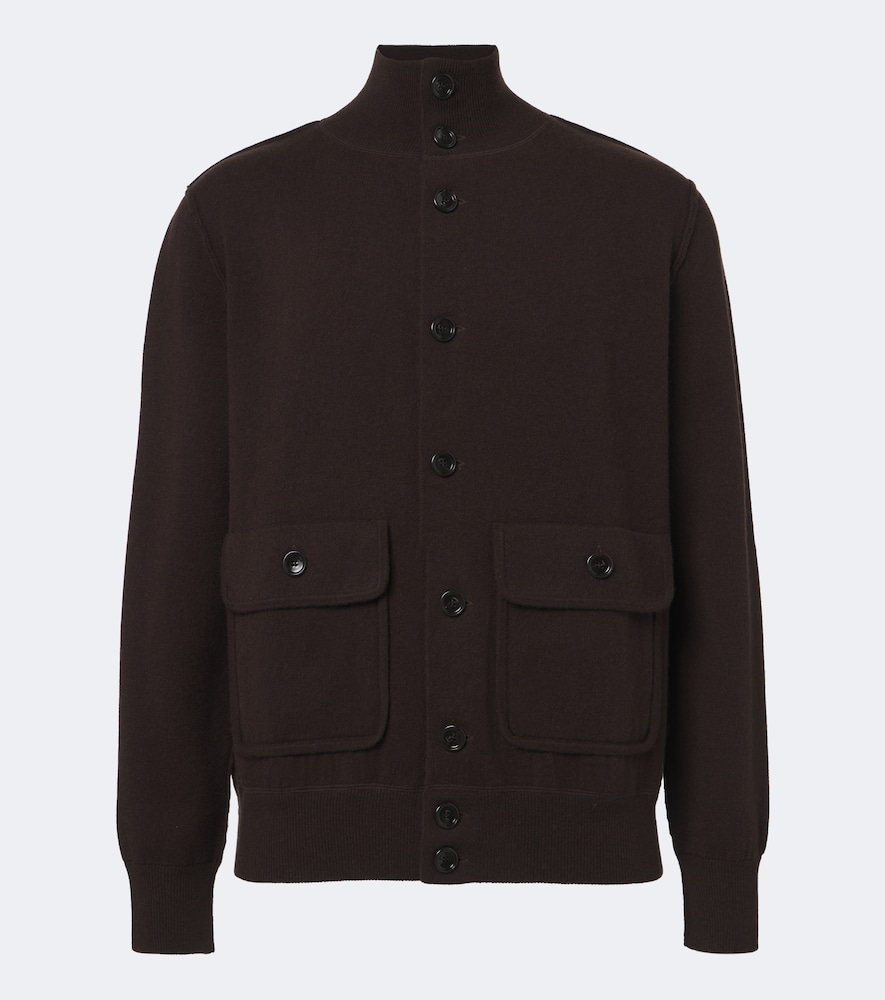 Allude Men's Brown Wool And Cashmere Cardigan UK Size 42 - Mytheresa