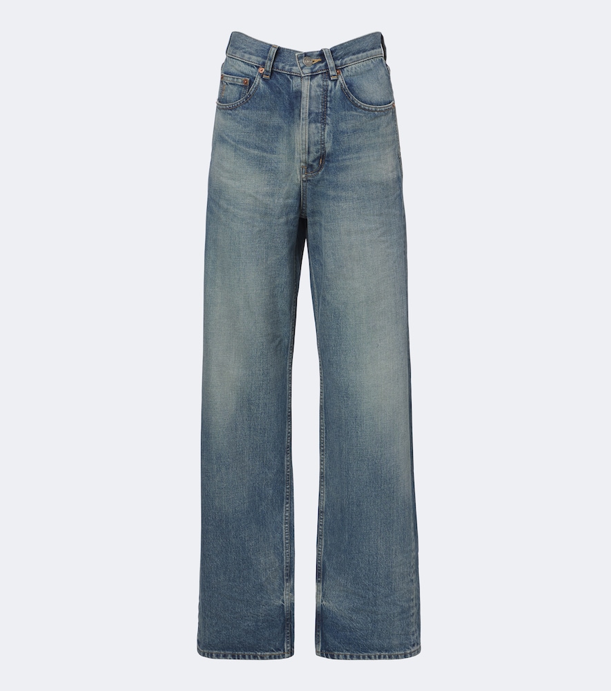 Jeans a gamba larga