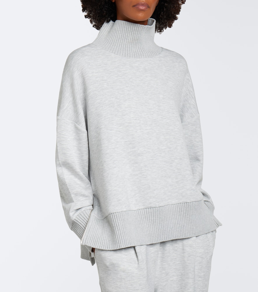 Barker Oversized Jersey Turtleneck Sweater