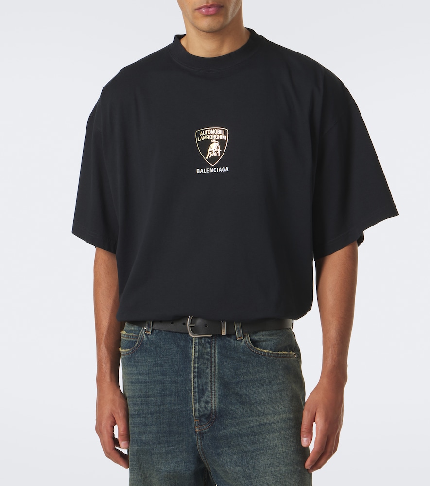 X Lamborghini Cotton Jersey T-Shirt