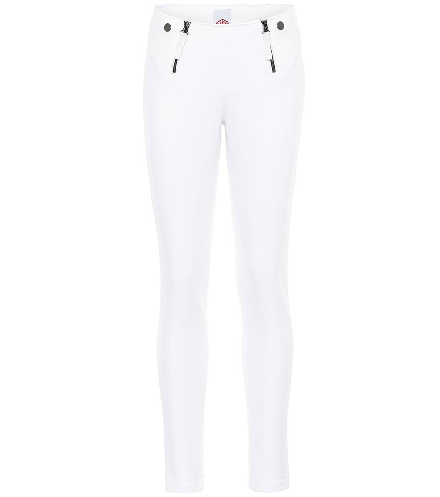 white skinny ski pants