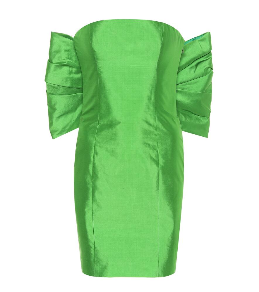 Exclusive to Mytheresa Silksatin strapless midi dress by RASARIO