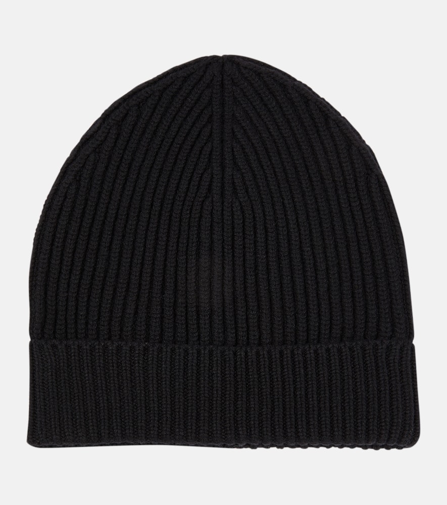 Wool and cashmere beanie