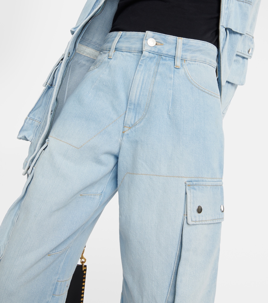  Isabel Marant Isabel Marant Elore Denim Cargo Pants 