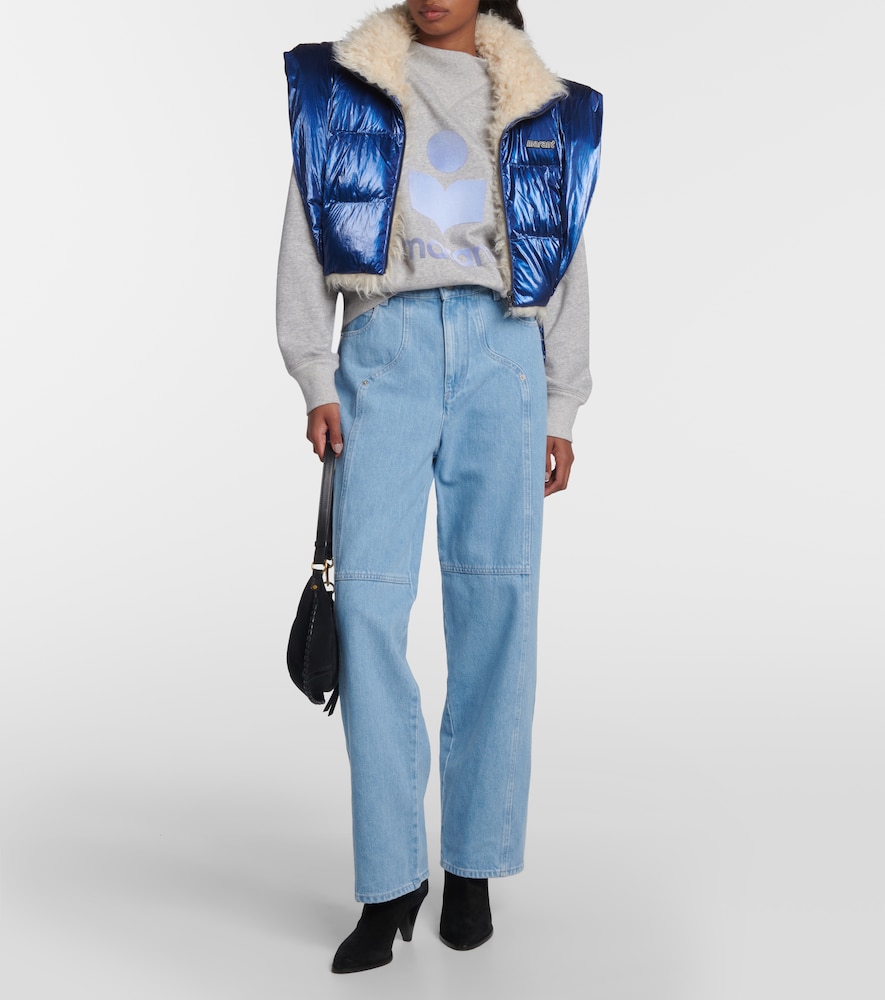 Cody Metallic-Effect Puffer Vest