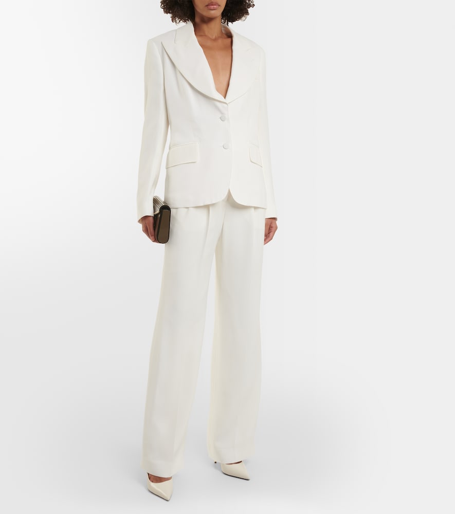  Tom Ford Tom Ford Single-breasted Silk Blazer 