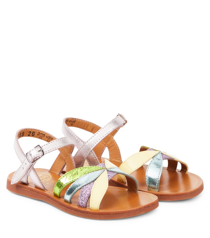 PLAGETTE OTO皮革凉鞋