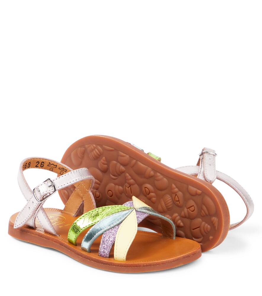 PLAGETTE OTO皮革凉鞋