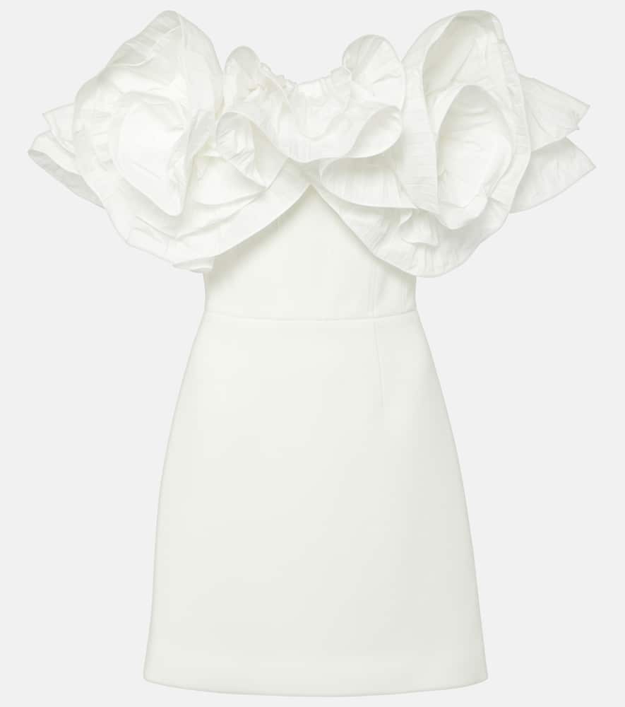 Rebecca Vallance Bridal Tessa ruffled mini dress