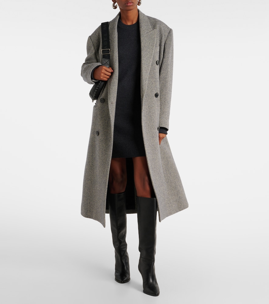  Marant Etoile Marant Etoile Minikleid Garner Aus Einem Wollgemisch 