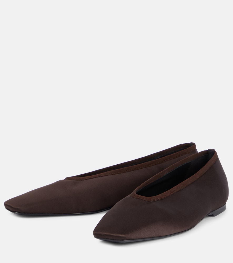 Satin Ballet Flats