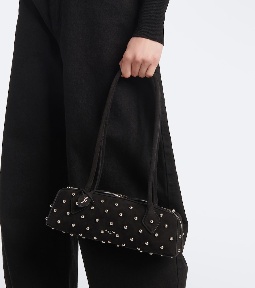 Alaïa Le Teckel Small Studded Shoulder Bag