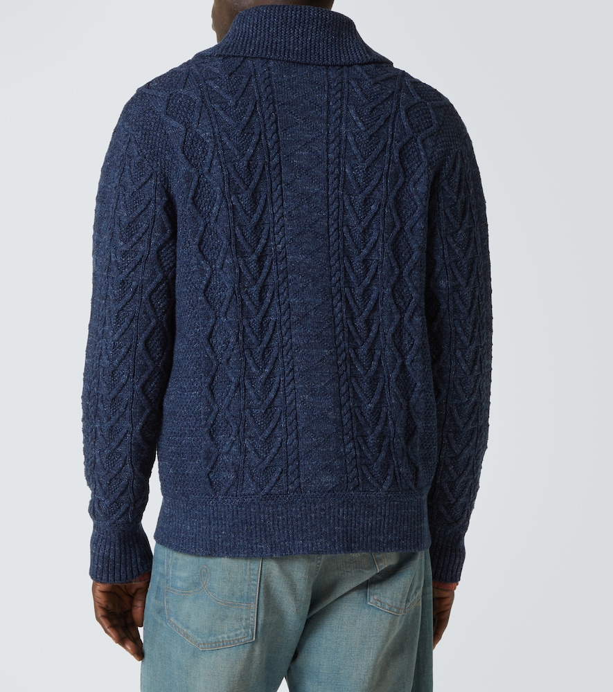 Cable-Knit Cotton Cardigan