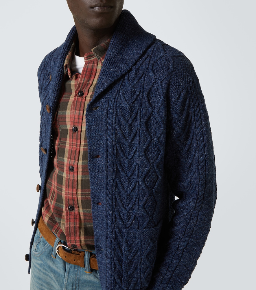 Cable-Knit Cotton Cardigan