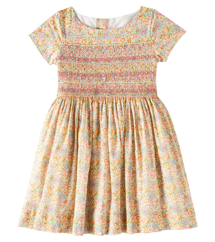 Bonpoint Duchesse Cotton Dress In Multicoloured