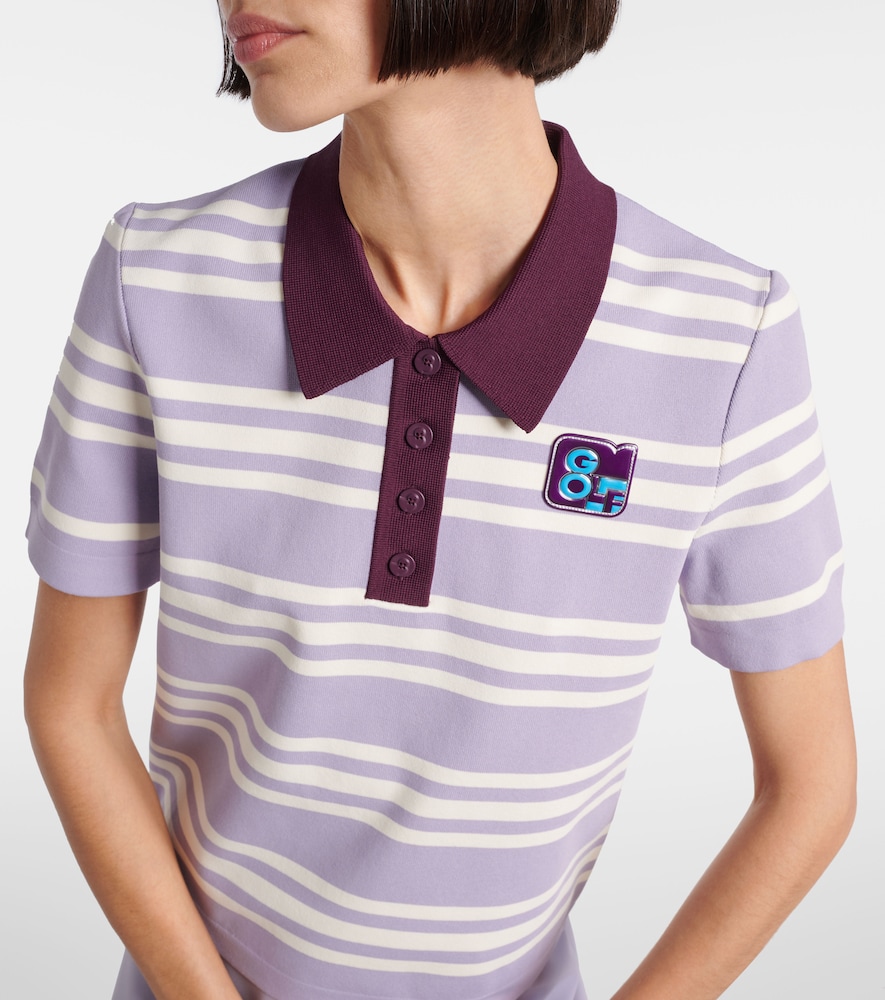  Tory Burch Tory Burch Striped Polo Shirt 