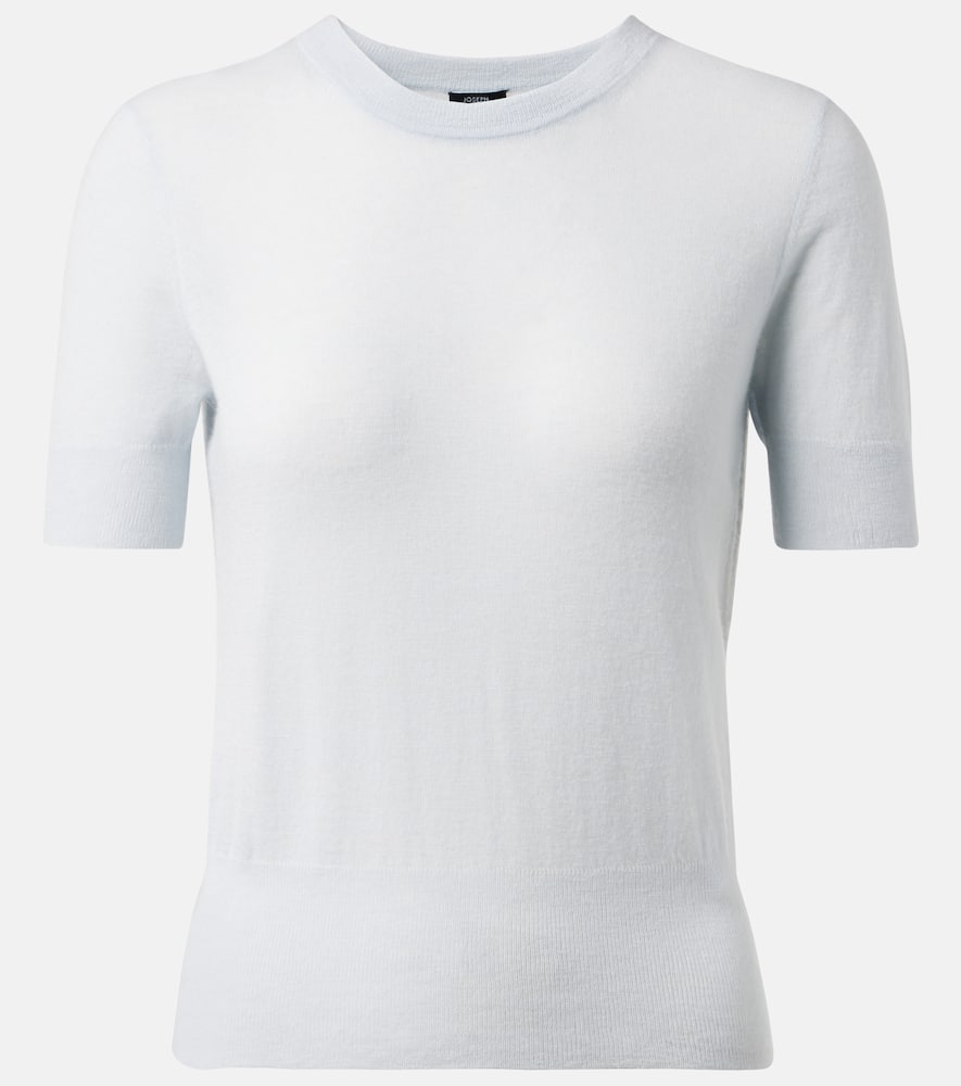 Joseph Cashmere Cashair T-shirt In Blue