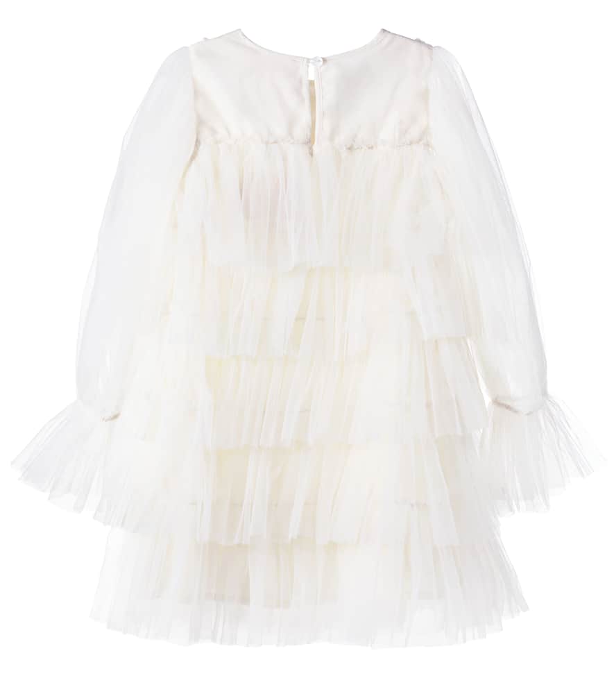 Tutu Du Monde Sequined Tulle Dress In White