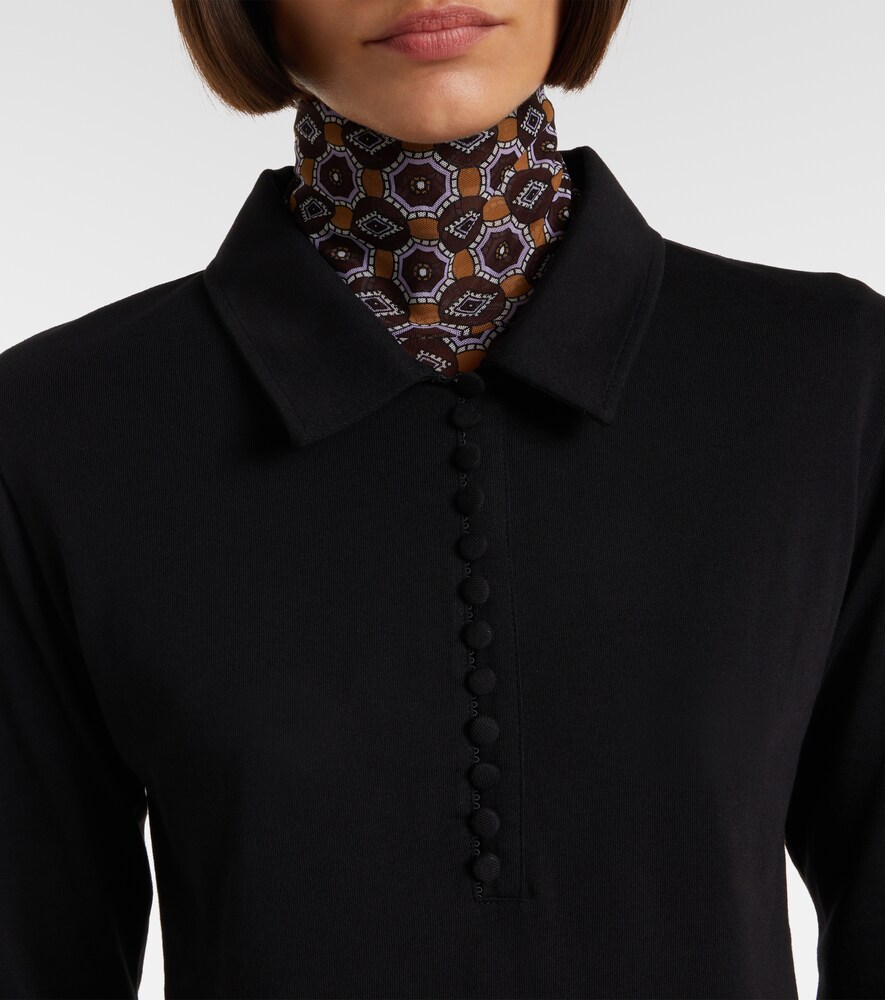  Dries Van Noten Dries Van Noten Polohemd Aus Baumwoll-jersey 