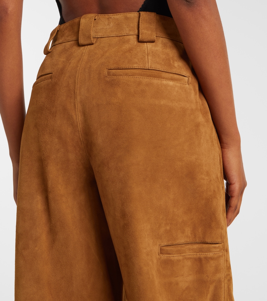  Tory Burch Tory Burch Suede Wide-leg Pants 